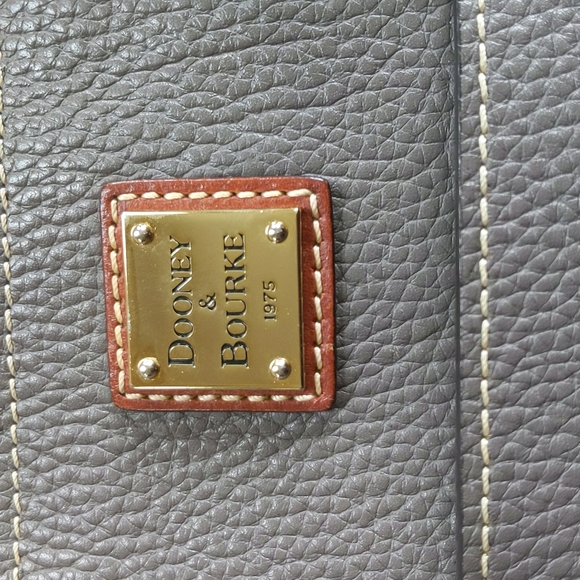 Dooney & Bourke Lexington Elephant Small Shopper Pebbled Leather Purse - Picture 4 of 7